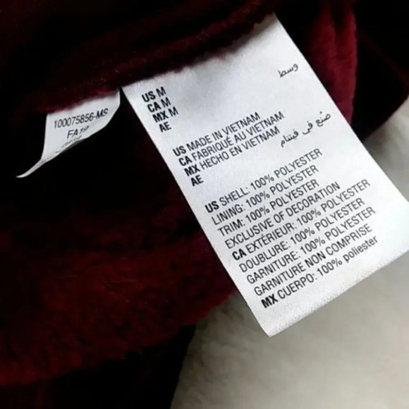 Plush Popover Ideology Long Sleeve Hoodie Running Sweater - Picture 11 of 14